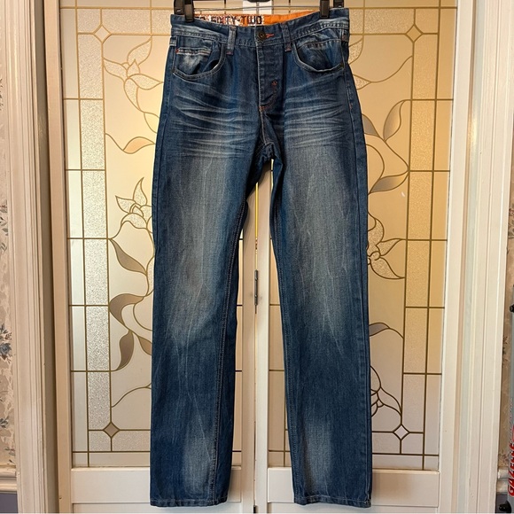 Area Sixty Two Blue Button Up Denim Jeans, size 29w 32l - Picture 6 of 10